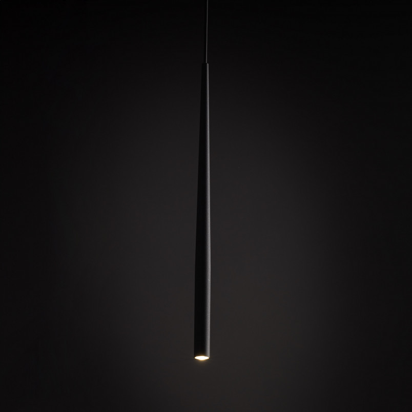 Lampa wisząca tuba Piano 5,2cm czarna TK Lighting
