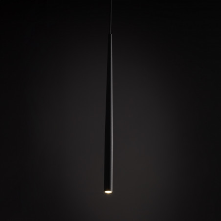 Lampa wisząca tuba Piano 5,2cm czarna TK Lighting