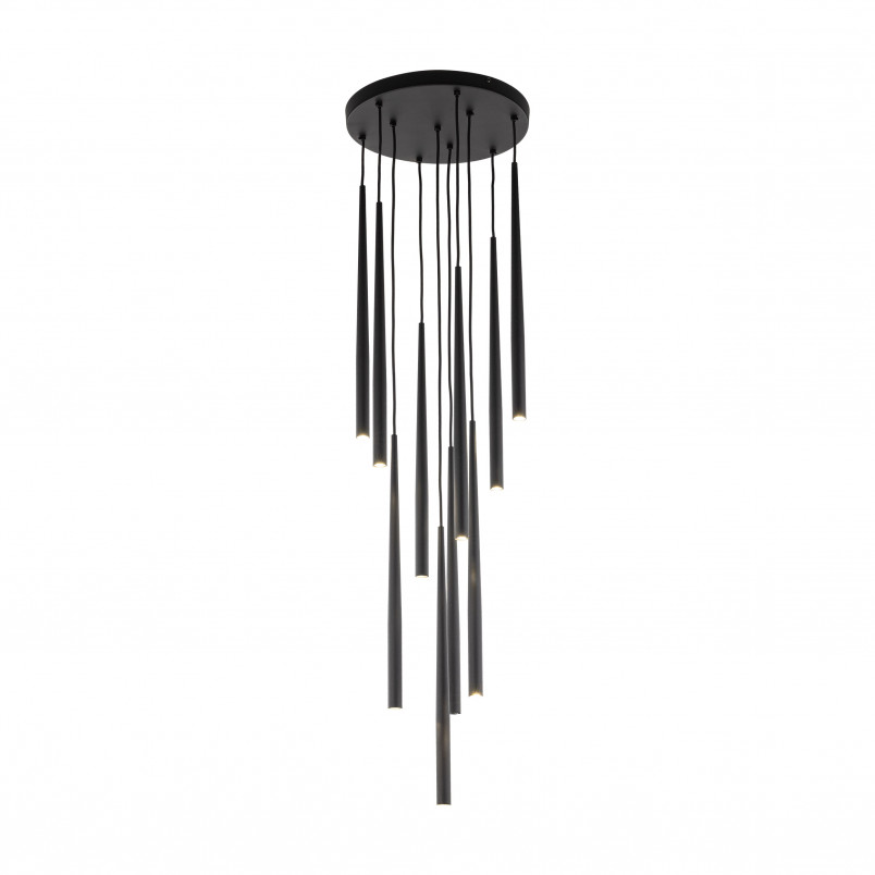 Lampa wiszące tuby Piano X 35cm czarna TK Lighting
