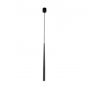 Lampa wisząca tuba Piano 5,2cm czarna TK Lighting