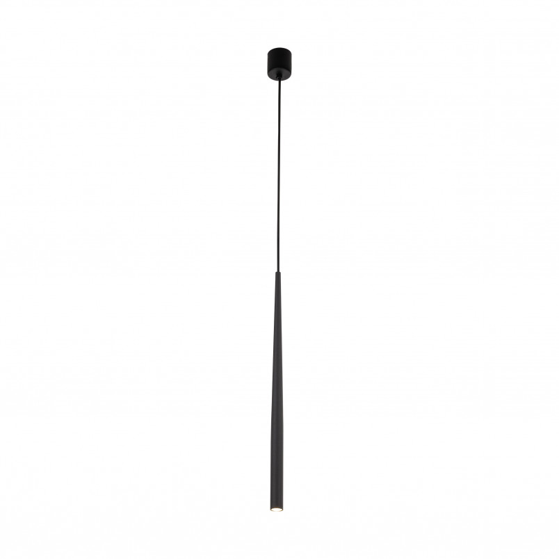 Lampa wisząca tuba Piano 5,2cm czarna TK Lighting
