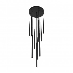 Lampa wiszące tuby Piano X 35cm czarna TK Lighting