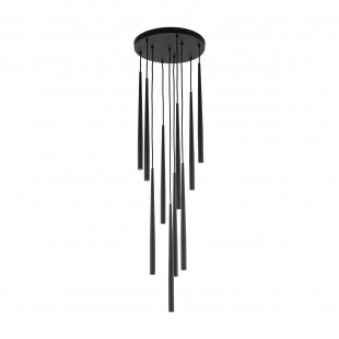 Lampa wiszące tuby Piano X 35cm czarna TK Lighting