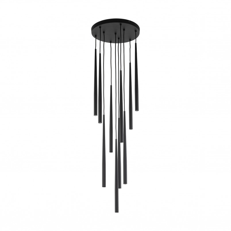 Lampa wiszące tuby Piano X 35cm czarna TK Lighting