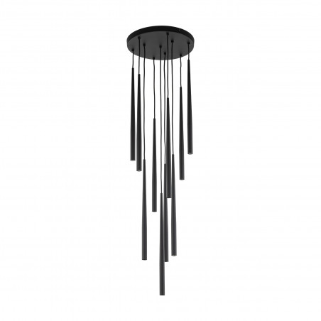 Lampa wiszące tuby Piano X 35cm czarna TK Lighting