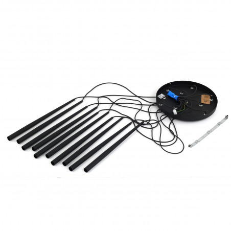 Lampa wiszące tuby Piano X 35cm czarna TK Lighting
