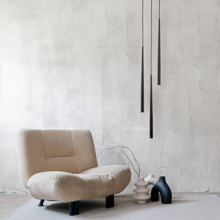 Lampa wiszące tuby Piano III 20cm czarna TK Lighting