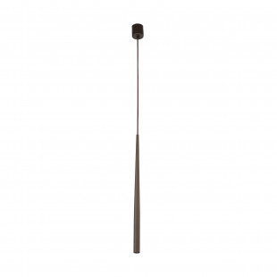 Lampa wisząca tuba Piano 5,2cm brązowa TK Lighting
