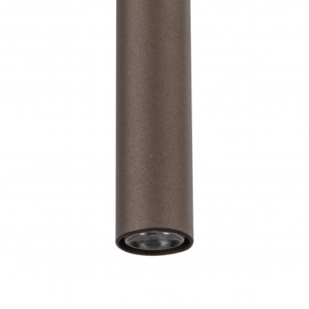 Lampa wisząca tuba Piano 5,2cm brązowa TK Lighting