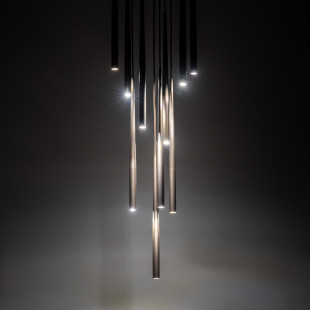 Lampa wiszące tuby Piano X 35cm brązowa TK Lighting