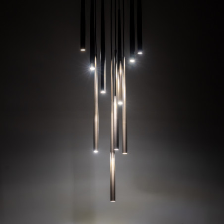 Lampa wiszące tuby Piano X 35cm brązowa TK Lighting