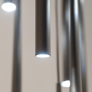 Lampa wiszące tuby Piano X 35cm brązowa TK Lighting