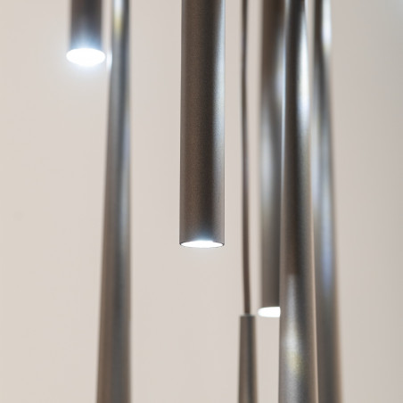 Lampa wiszące tuby Piano X 35cm brązowa TK Lighting