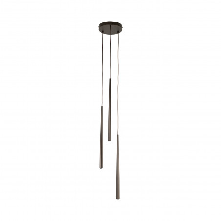 Lampa wiszące tuby Piano III 20cm brązowa TK Lighting