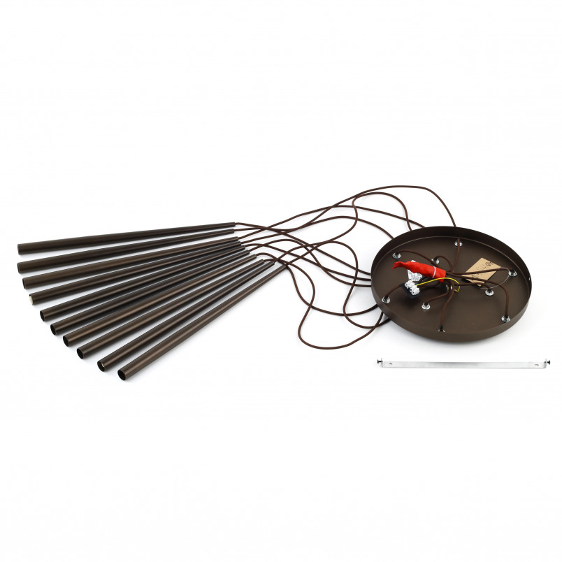Lampa wiszące tuby Piano X 35cm brązowa TK Lighting