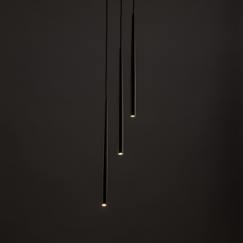 Lampa wiszące tuby Piano III 20cm brązowa TK Lighting