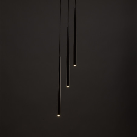 Lampa wiszące tuby Piano III 20cm brązowa TK Lighting