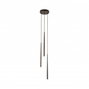 Lampa wiszące tuby Piano III 20cm brązowa TK Lighting