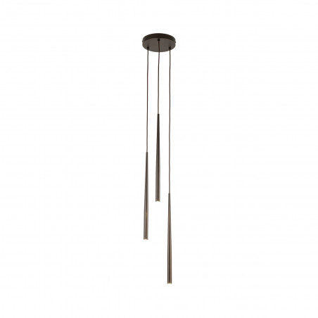 Lampa wiszące tuby Piano III 20cm brązowa TK Lighting