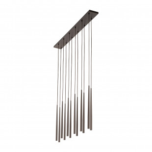 Lampa wiszące tuby Piano XII 120cm brązowa TK Lighting