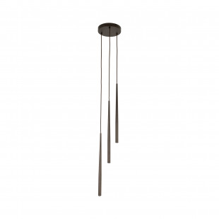 Lampa wiszące tuby Piano III 20cm brązowa TK Lighting