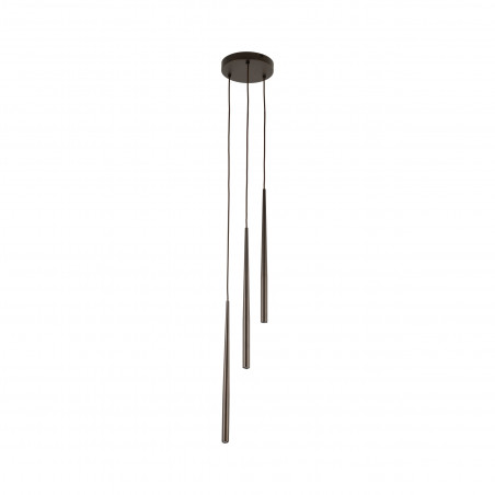 Lampa wiszące tuby Piano III 20cm brązowa TK Lighting
