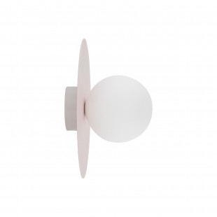 Plafon szklany kula Pixi 25cm biały / różowy Lighting
