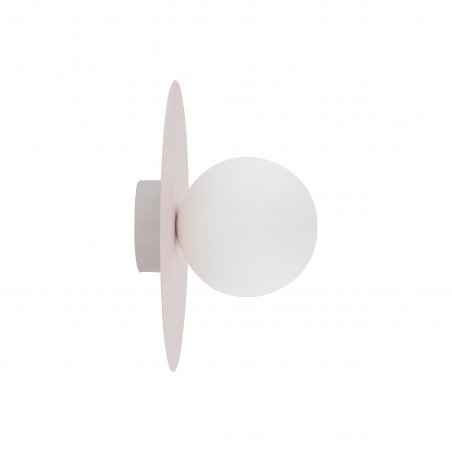 Plafon szklany kula Pixi 25cm biały / różowy Lighting