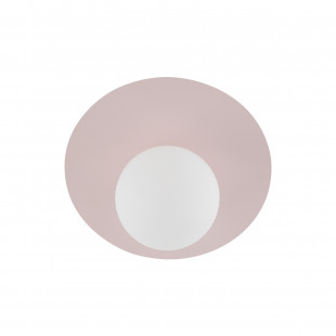 Plafon szklany kula Pixi 25cm biały / różowy Lighting