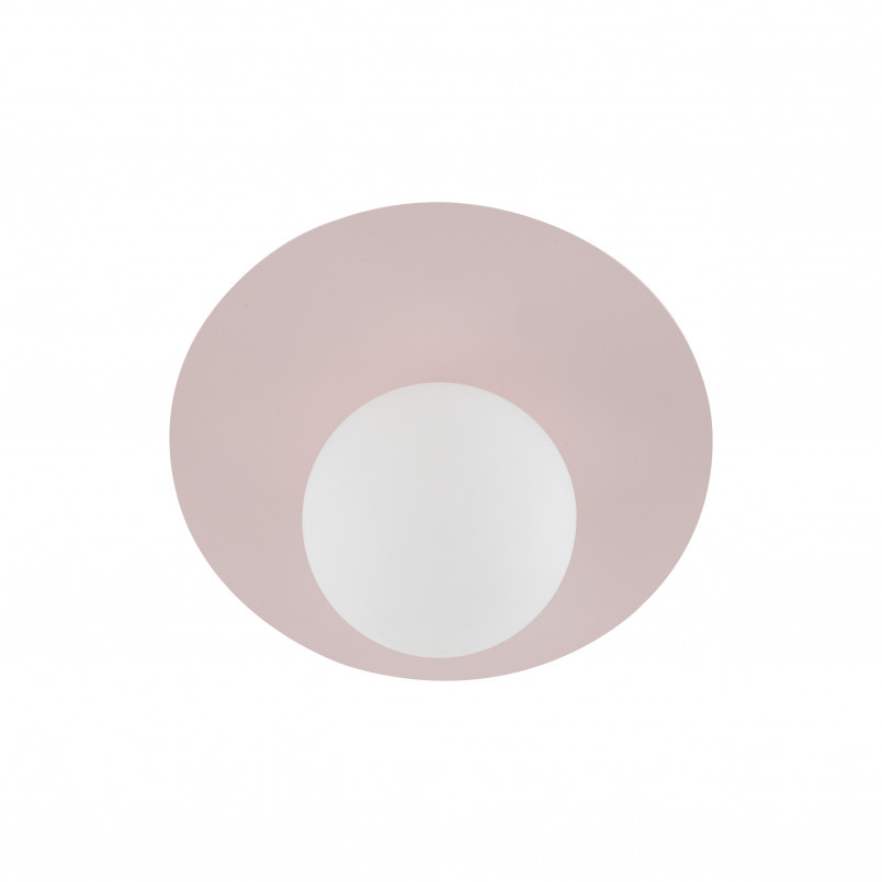 Plafon szklany kula Pixi 25cm biały / różowy Lighting