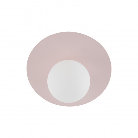 Plafon szklany kula Pixi 25cm biały / różowy Lighting