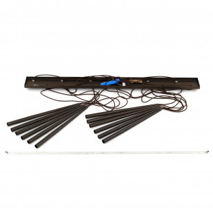 Lampa wiszące tuby Piano XII 120cm brązowa TK Lighting