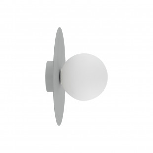 Plafon szklany kula Pixi 25cm biały / szary Lighting