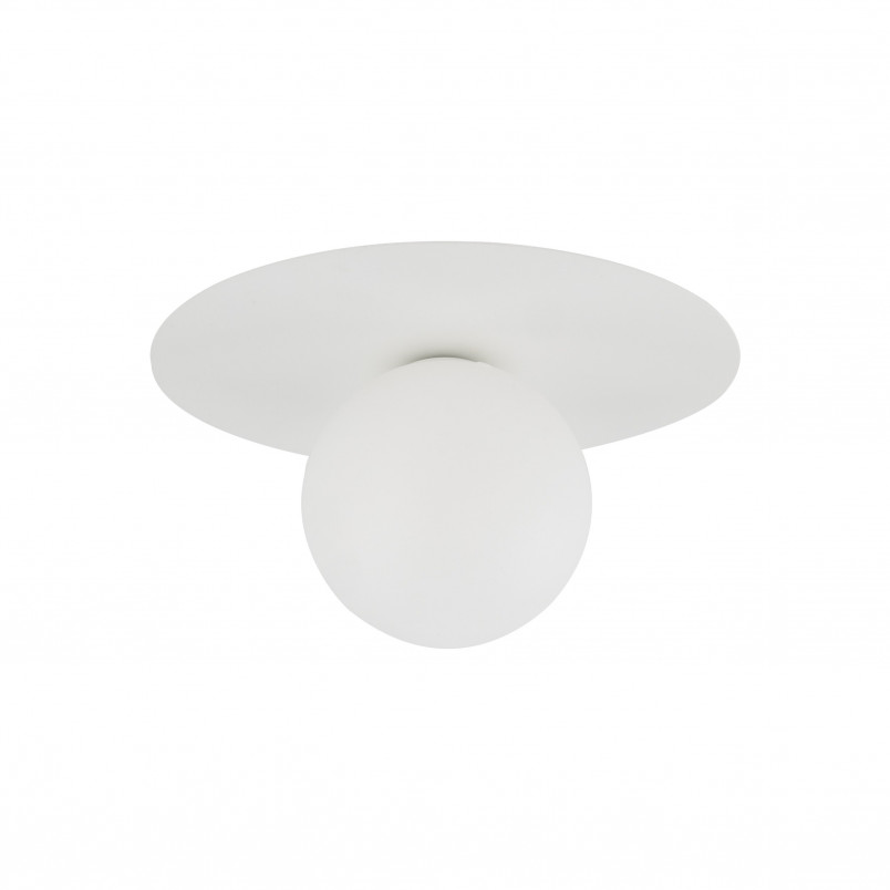 Plafon szklany kula Pixi 25cm biały Lighting