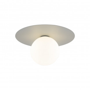 Plafon szklany kula Pixi 25cm biały / szary Lighting
