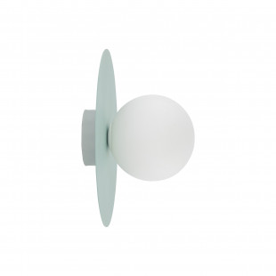 Plafon szklany kula Pixi 25cm biały / miętowy Lighting