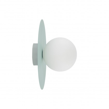 Plafon szklany kula Pixi 25cm biały / miętowy Lighting
