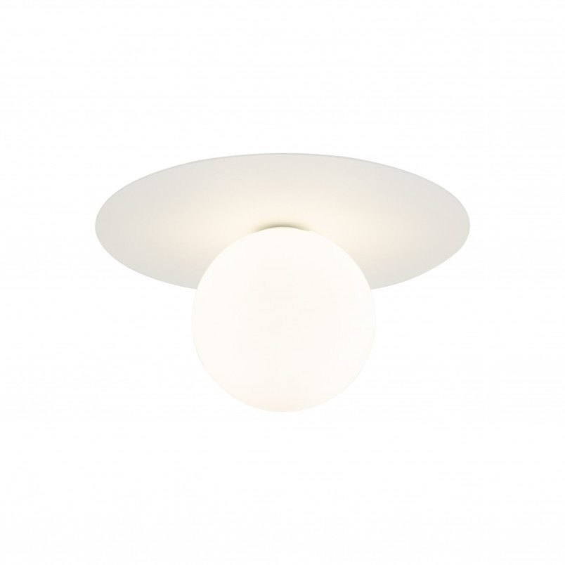 Plafon szklany kula Pixi 25cm biały Lighting