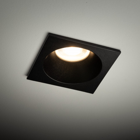 Lampa podtynkowa spot Prisma 8,5x8,5cm czarna TK Lightinga