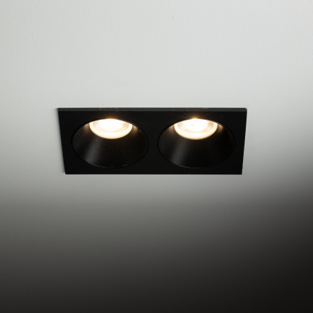 Lampa podtynkowa spot Prisma Duo 17x8,5cm czarna TK Lighting