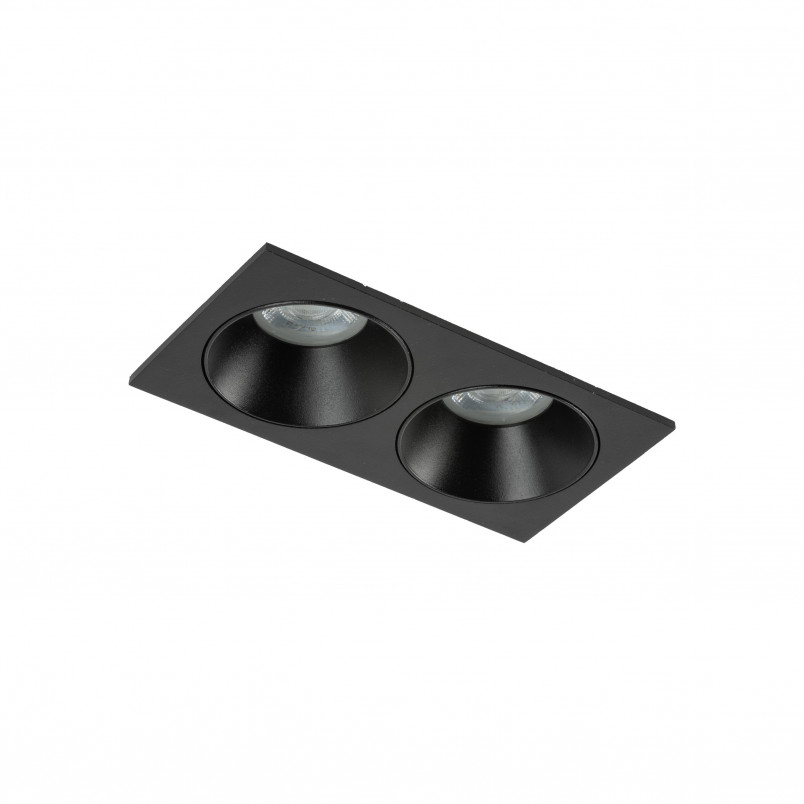 Lampa podtynkowa spot Prisma Duo 17x8,5cm czarna TK Lighting