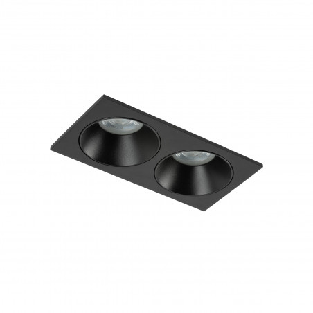 Lampa podtynkowa spot Prisma Duo 17x8,5cm czarna TK Lighting