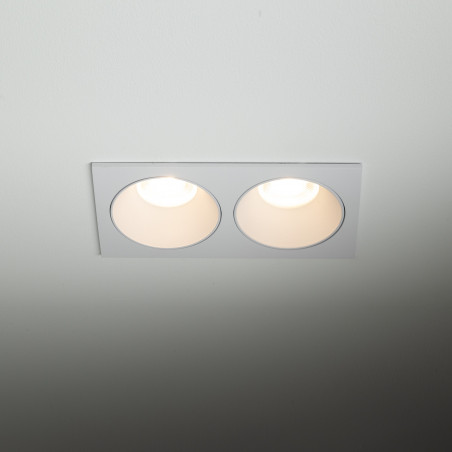 Lampa podtynkowa spot Prisma Duo 17x8,5cm biała TK Lighting