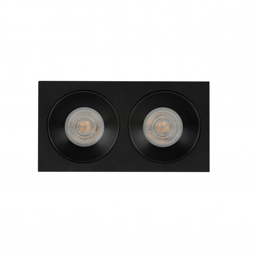 Lampa podtynkowa spot Prisma Duo 17x8,5cm czarna TK Lighting