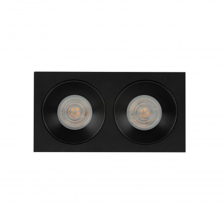 Lampa podtynkowa spot Prisma Duo 17x8,5cm czarna TK Lighting