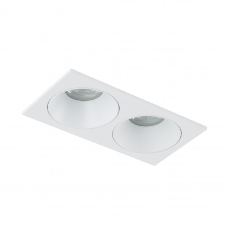Lampa podtynkowa spot Prisma Duo 17x8,5cm biała TK Lighting