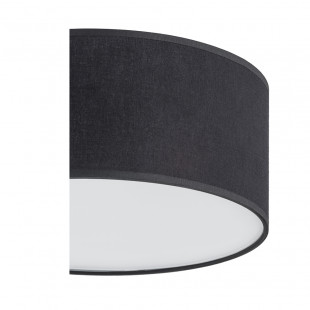 Plafon okrągły z abażurem Rondo 50cm czarny TK Lighting