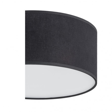 Plafon okrągły z abażurem Rondo 50cm czarny TK Lighting