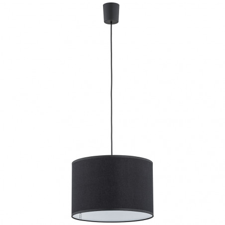 Lampa wisząca z abażurem Rondo 50cm czarna TK Lighting