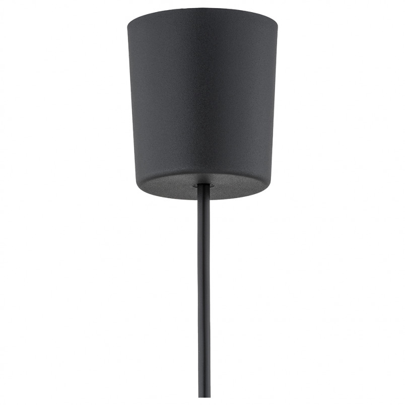 Lampa wisząca z abażurem Rondo 30cm czarna TK Lighting